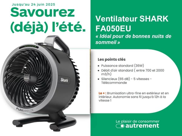 ventilateur Shark Montauban