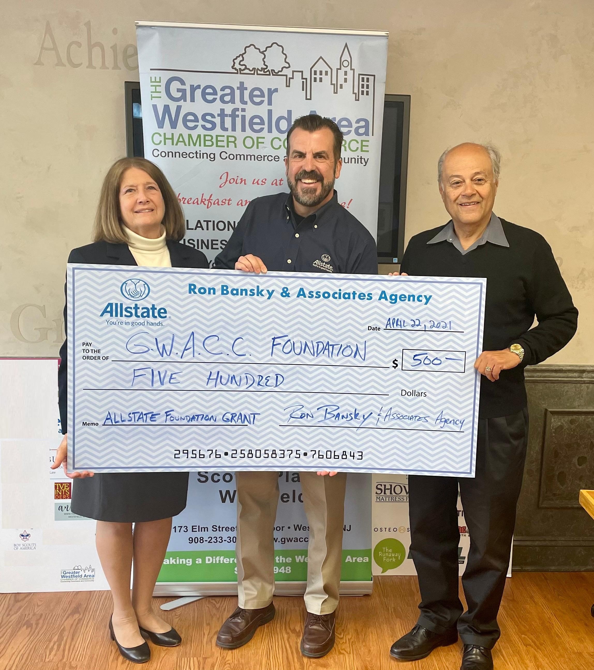 Helping Hands Grant for the Greater Westfield Area Chamber of Commerce
