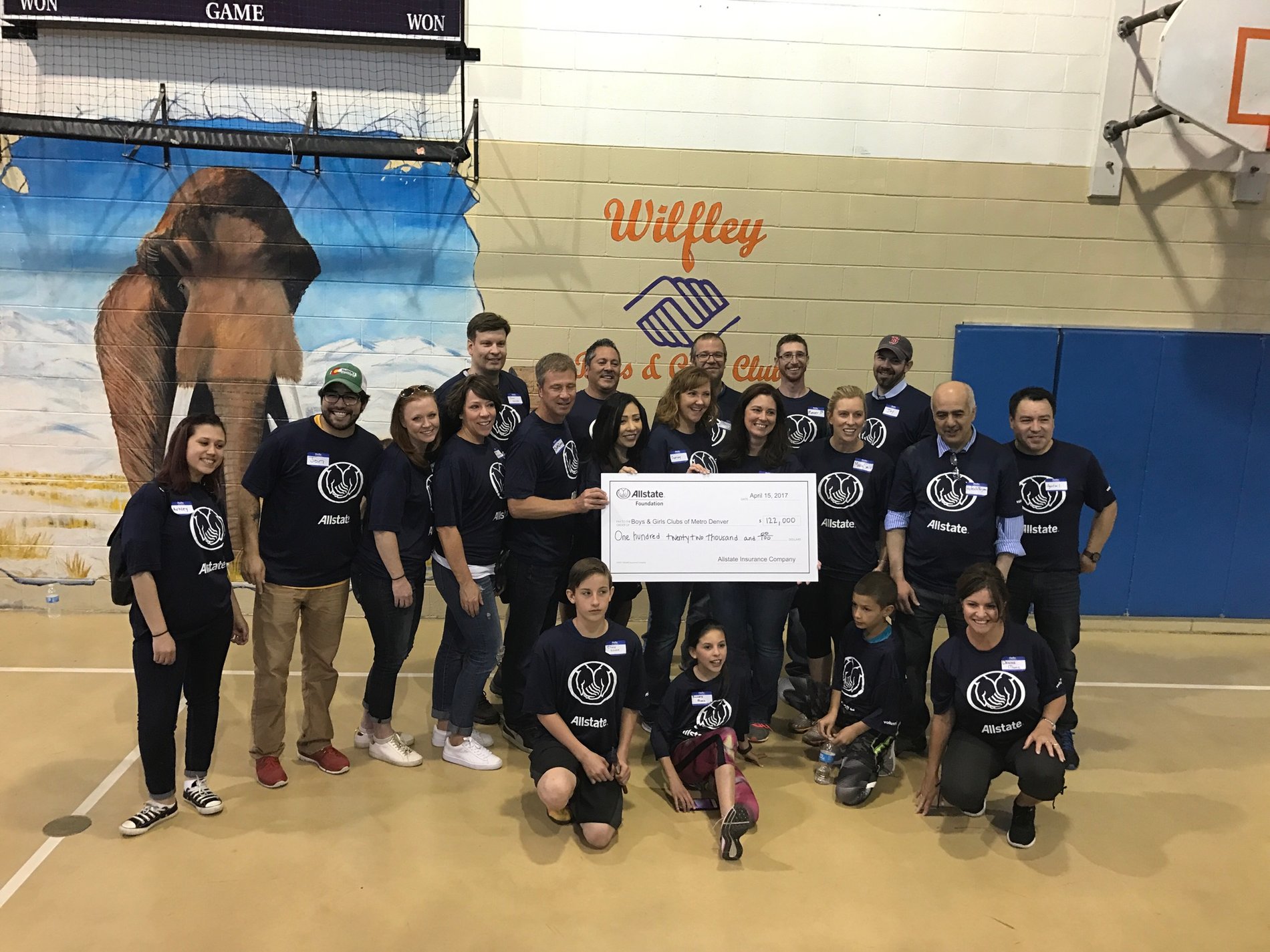 The Boys and Girls Clubs of Metro Denver recently received a $122,000 Allstate Foundation Helping Hands grant.