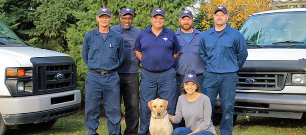 Group of people smiling