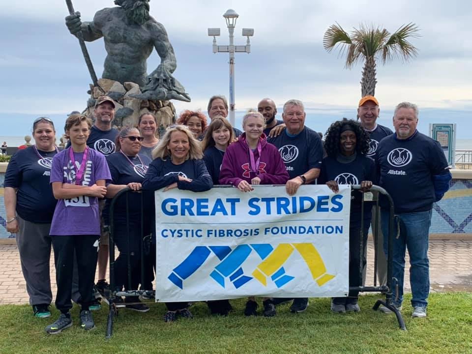 A great day volunteering at the 2019 Cystic Fibrosis Walk/Run in Virginia Beach!