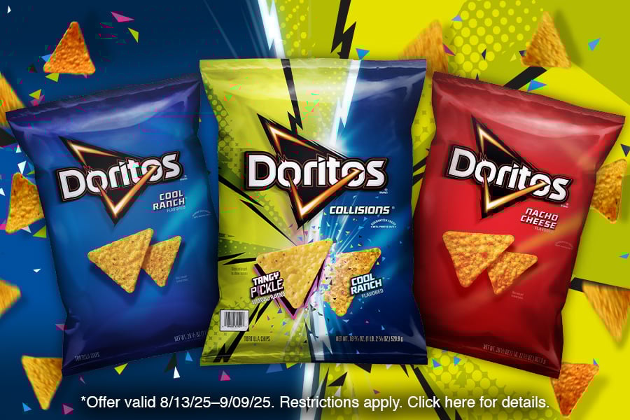 doritos collisions offer valid 8/13/25 - 9/9/25 restrictions apply click here for details