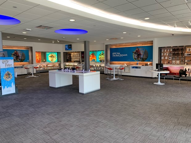Right side of the store.