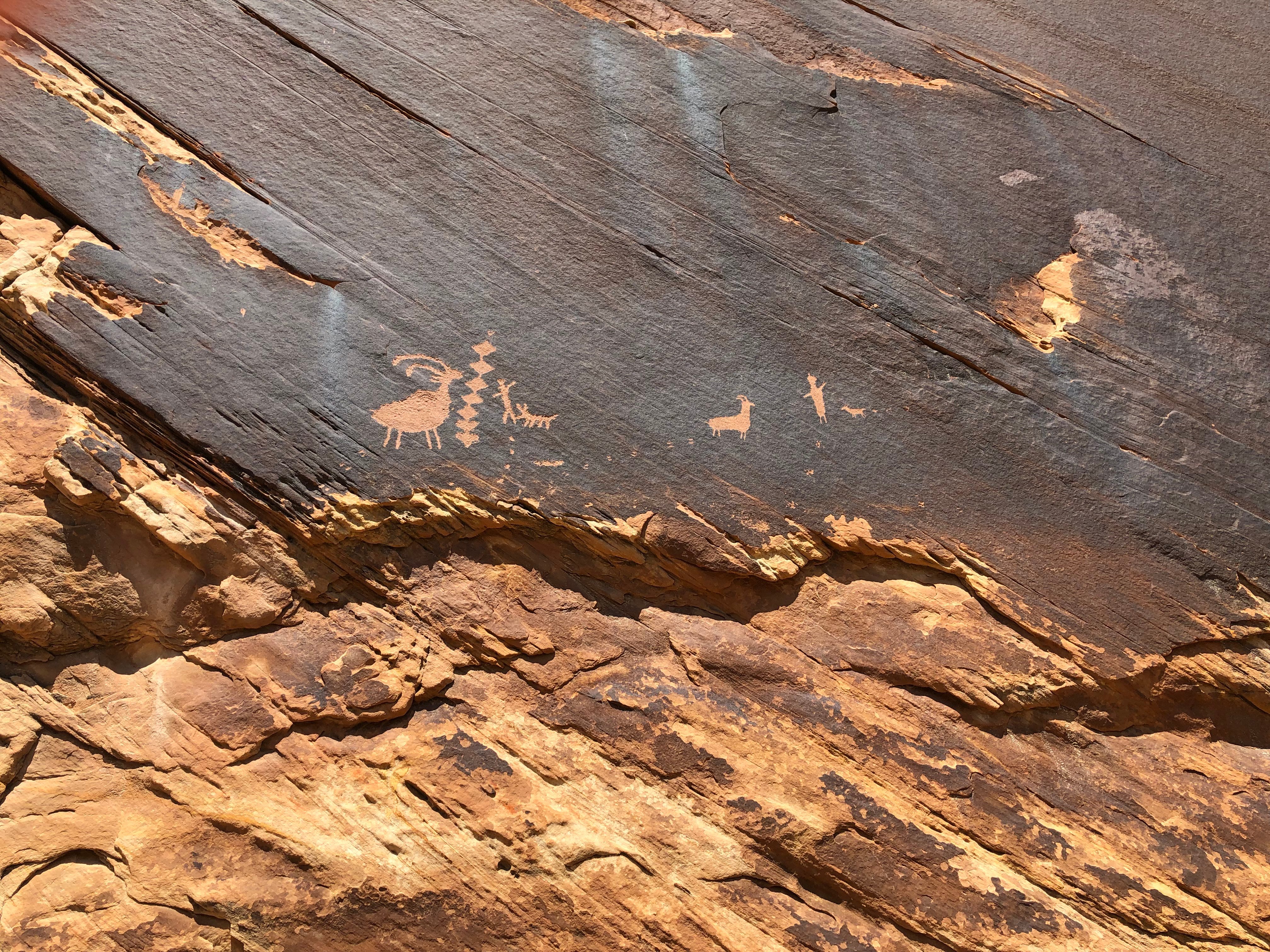 Petroglyphs near Green River, UT