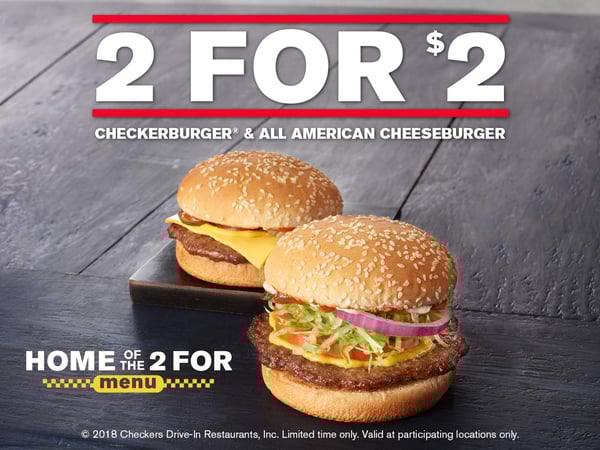 All American Cheeseburger and Checkerburger