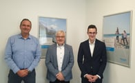 Frank Wiesner
Michael Kruse (Bezirksleiter
Moritz Hundt (Azubi)