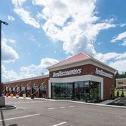 front of store