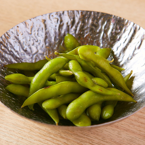 枝豆と岩塩