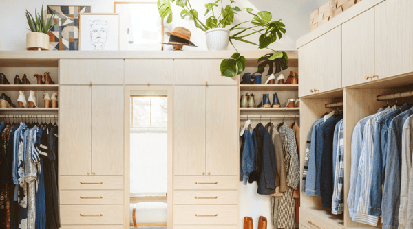 September & October Savings Custom walk-in closet by California Closets