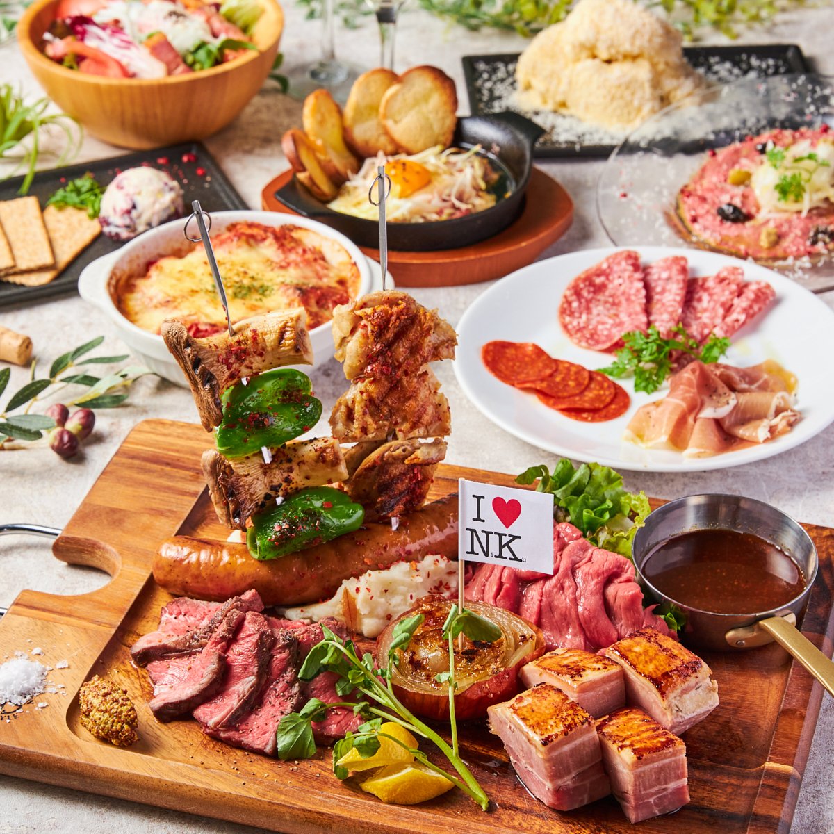 *ABURI★当店が誇る贅沢お肉×濃厚チーズ堪能コース♪2.5時間飲み放題付*9品 5000円