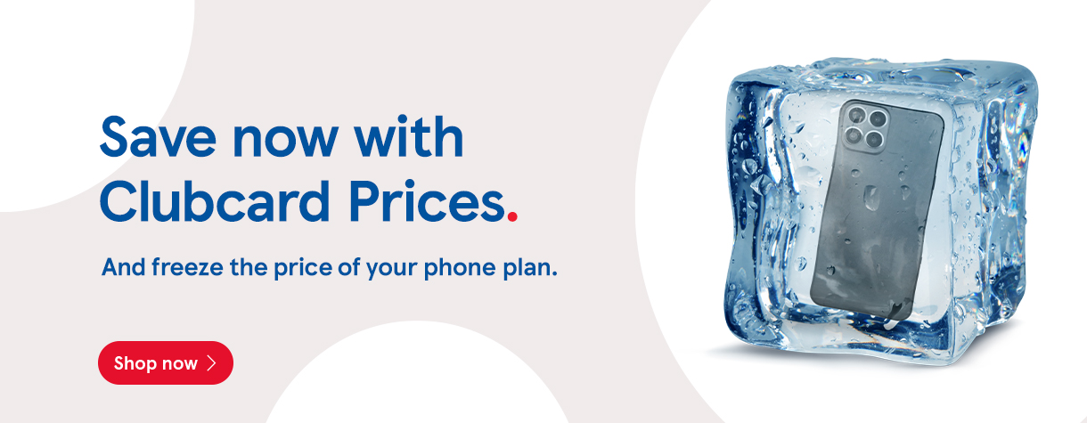 Tesco Mobile mobile phones and SIM only deals, save with Clubcard Prices and freeze the price of your phone plan. Click to shop now