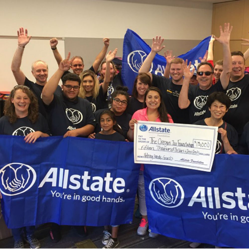 Oregon Zoo Foundation received a $15,000 Allstate Foundation Helping Hands in the Community grant