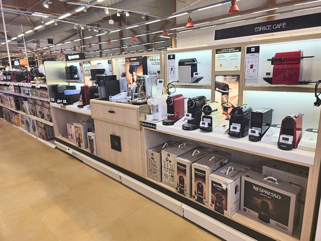 Rayon Nespresso chez Boulanger Chambéry