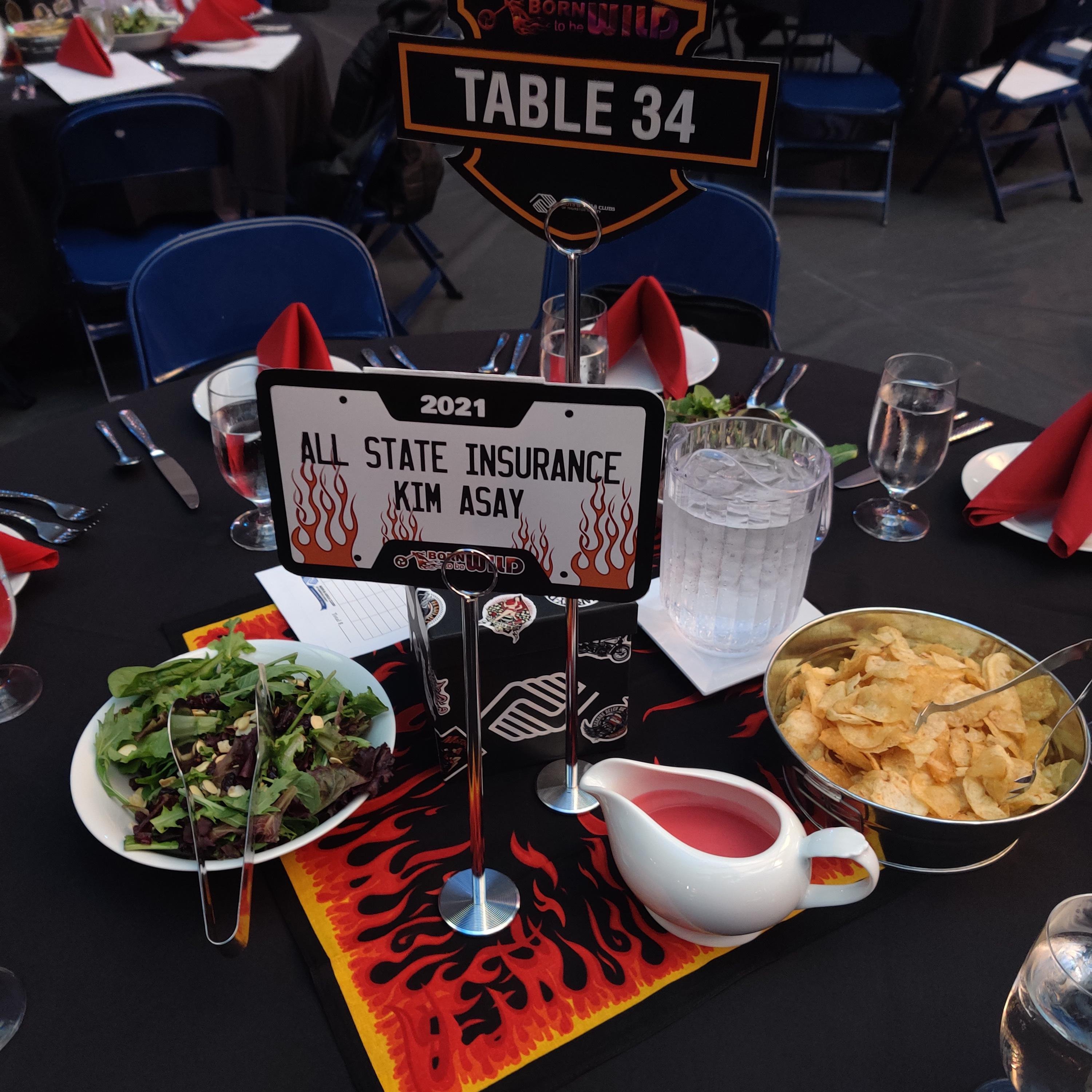 Supporting the Boys & Girls Club of Thurston County.
Born to be wild table captain & sponsor