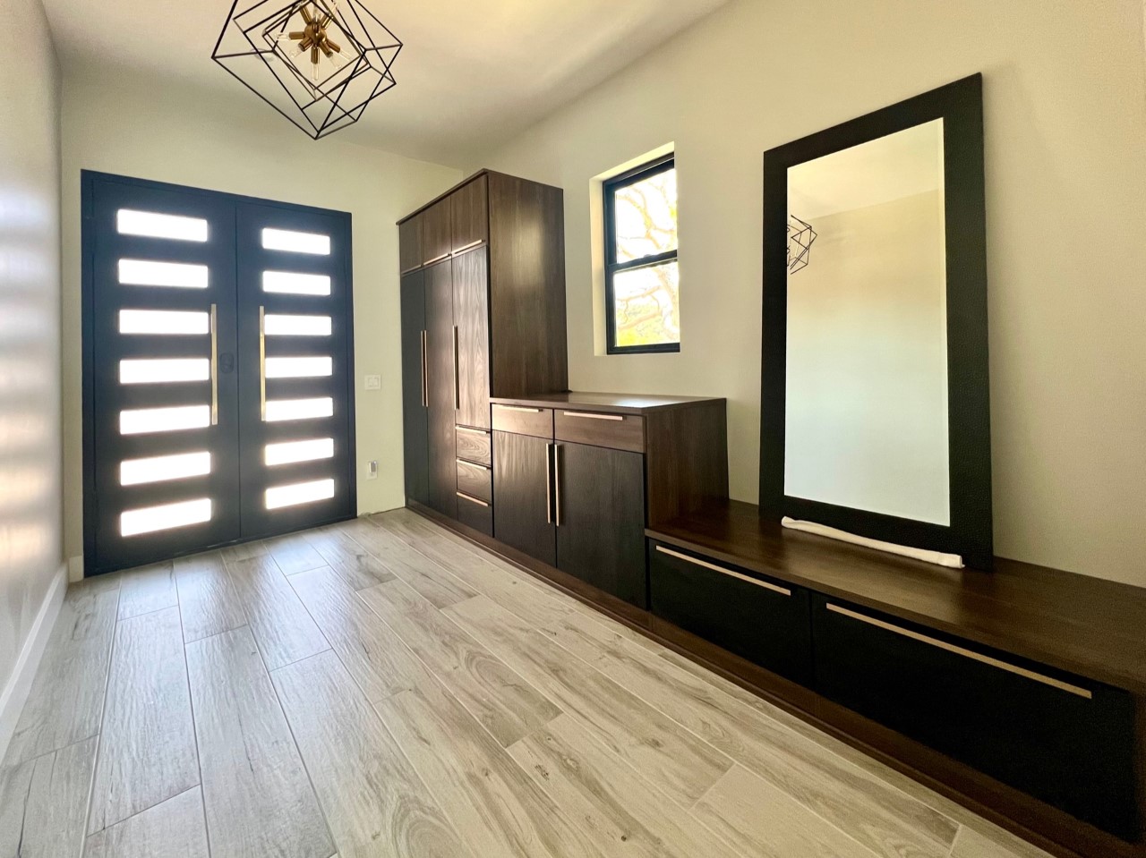 Shadow Black Entryway Storage custom built and locally made entryway storage