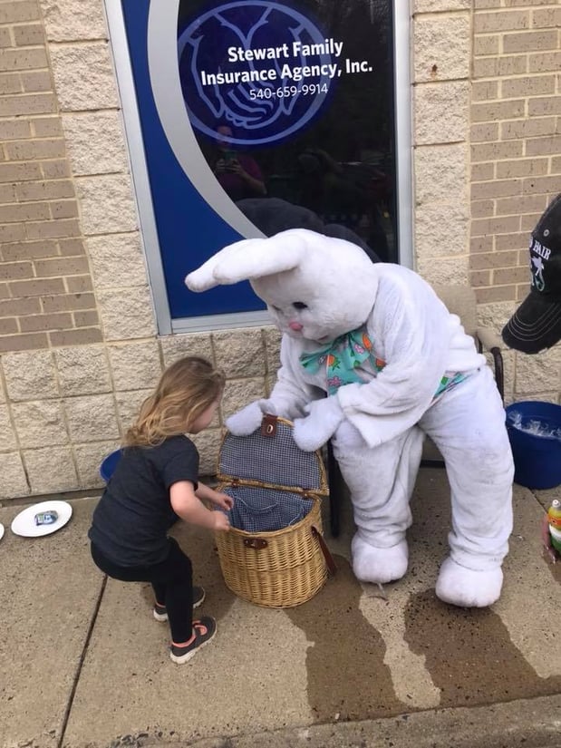 East Bunny Visit!