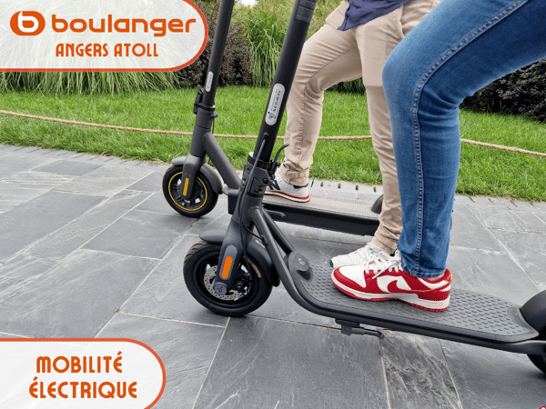 mobilité electrique vélo trottinette magasin Boulanger Angers