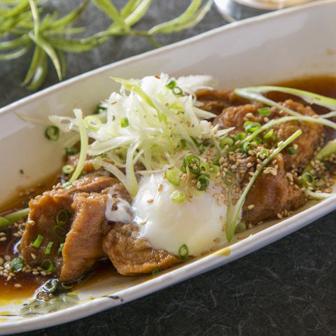 油麩の煮付け~温玉を添え~