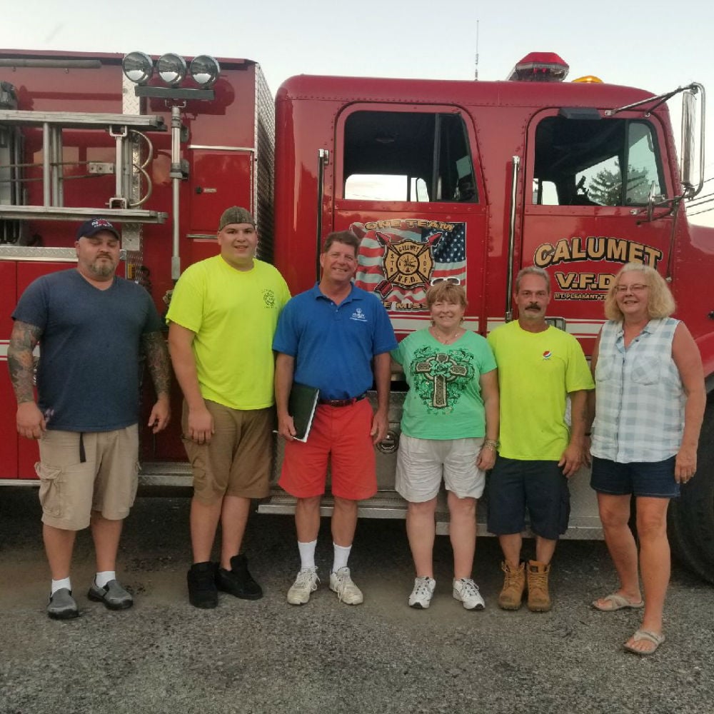 Support for the Calumet Volunteer Fire Department