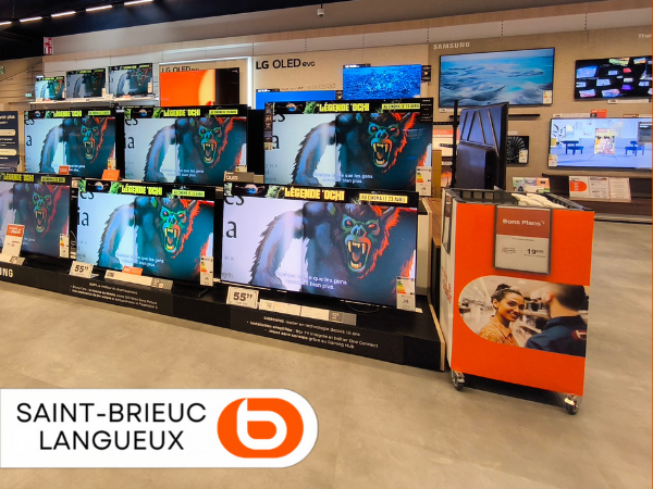 Le rayon téléviseur de votre magasin Boulanger Saint Brieuc Langueux