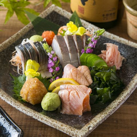 刺身盛合せ3種3貫