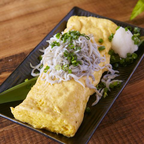 釜揚げシラスの出汁巻き玉子