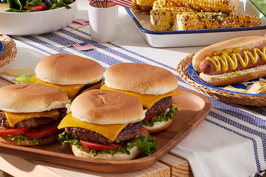 labor day grilled food
