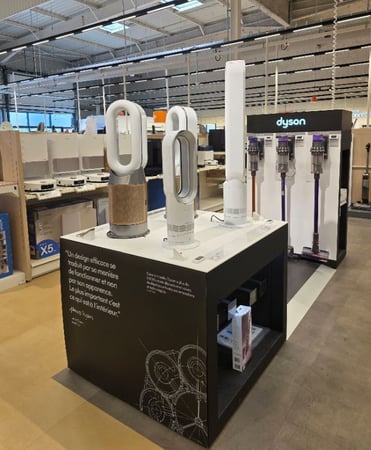 Boulanger Chasse sur Rhône, Dyson, traitement de l air, entretien du sol