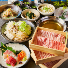 《全品食べ放題》【選べるスープの豚しゃぶしゃぶコース】■2時間飲み放題付き7品3980円⇒3480円