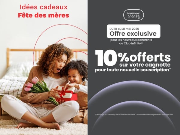 CATALOGUE FÊTE DES MÈRES : Toutes les idées de cadeaux pour célébrer nos mamans avec Boulanger Montauban - Magasin OUVERT le Lundi 25 Mai (Pentecôte)