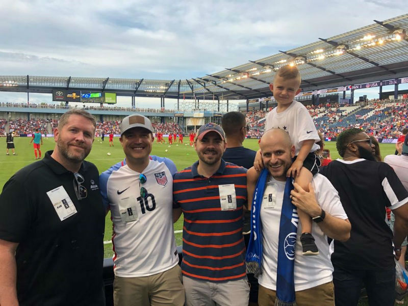Thanks to everyone who stopped by our Allstate booth outside of Children's Mercy Park to ask insurance-related questions before the CONCACAF Gold Cup soccer match in Kansas City.