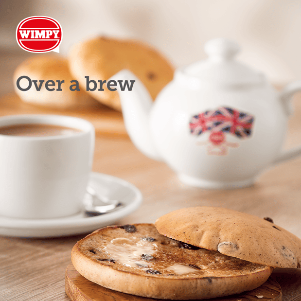 Image of Hot Drink & Toasted Tea Cake Deal