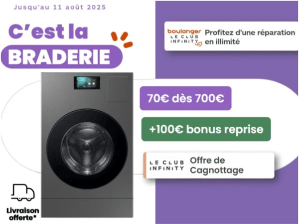 Lave linge Samsung Bespoke à Anglet
