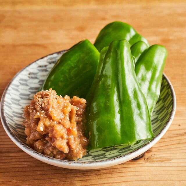 鶏肉味噌ピーマン