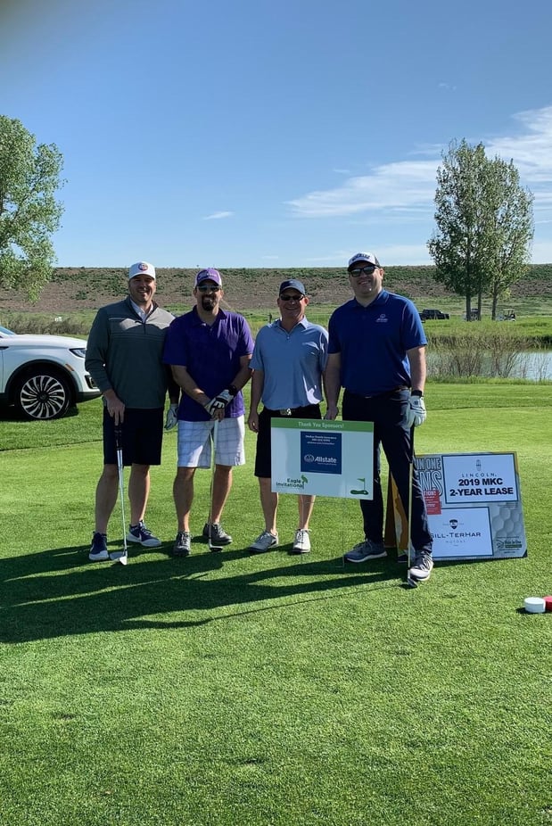 Sponsored hole supporting local schools!