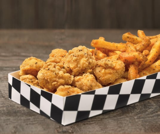 chicken bites and fries
