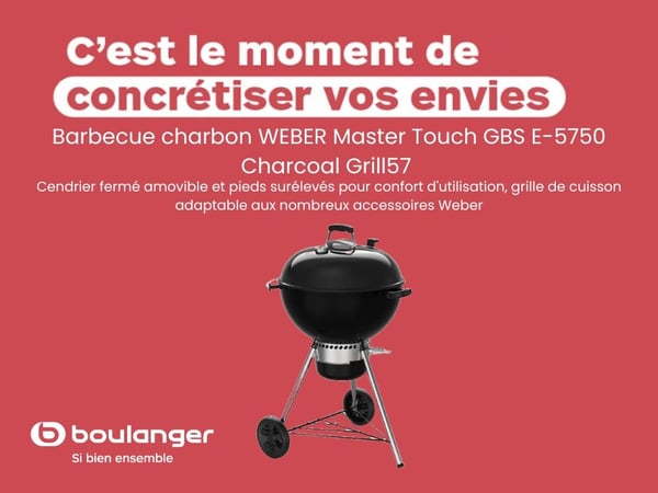 Barbecue Weber, Boulanger Saint Etienne Villars