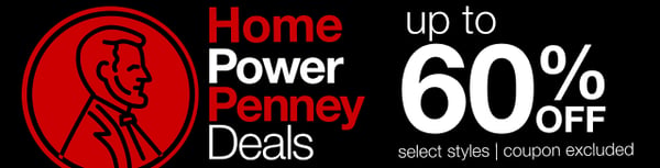 Save up to 60% off on items for the home at JCPenney