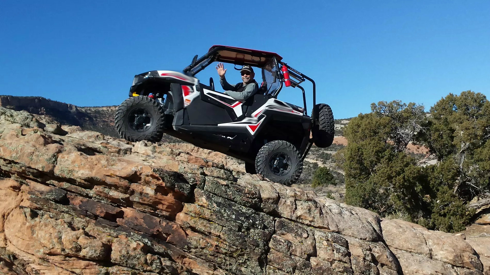 So we got a ATV, and it's the perfect time of year to ride! Love it!