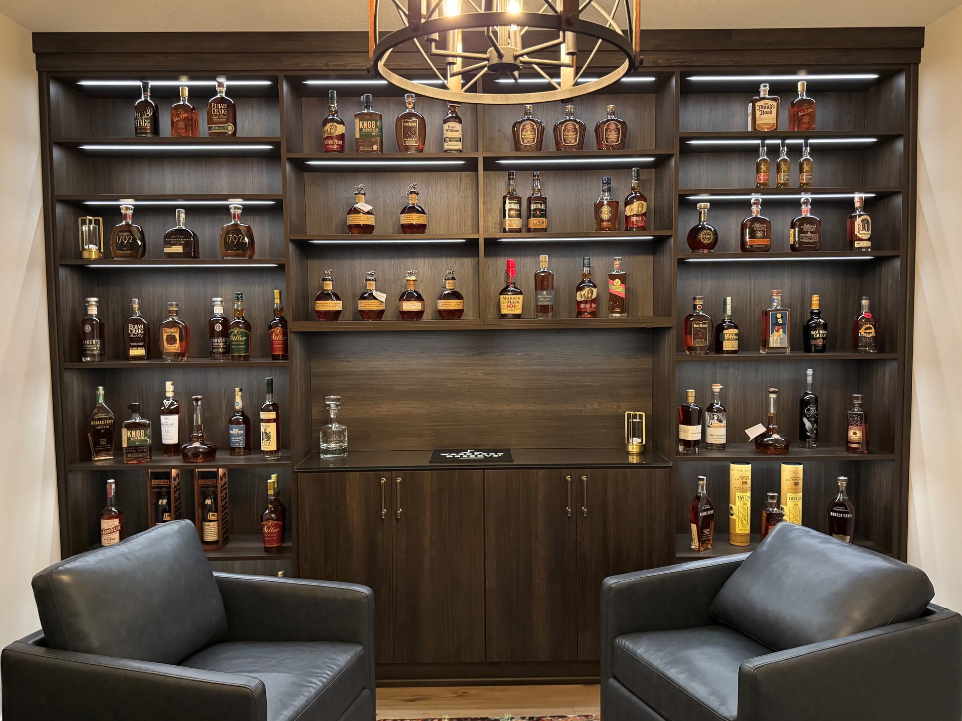 Built In Storage Custom storage and shelving created by California Closets located in Columbus Ohio.