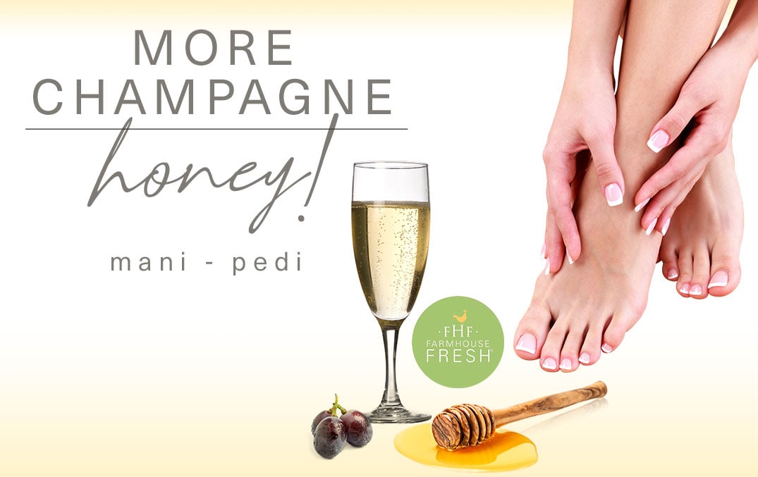 The More Champagne Honey Mani-Pedi