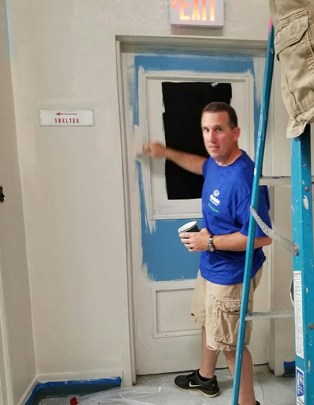 Helping out at Grant County Rescue Mission
