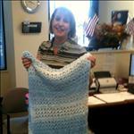 Handmade shawl by our very own Sue