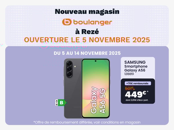 Smartphone SAMSUNG Galaxy A56 Graphite 128Go 5G