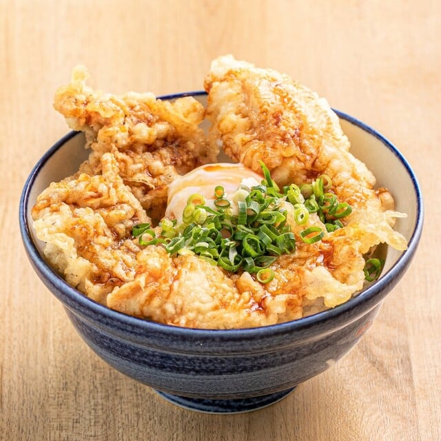 温玉と鶏天の親子丼セット