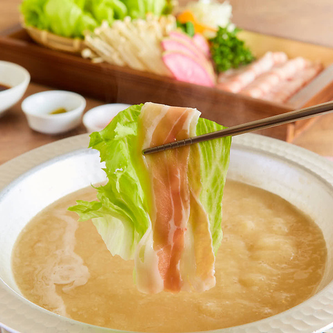 レタスしゃぶしゃぶ(昆布出汁or塩麹スープ)
