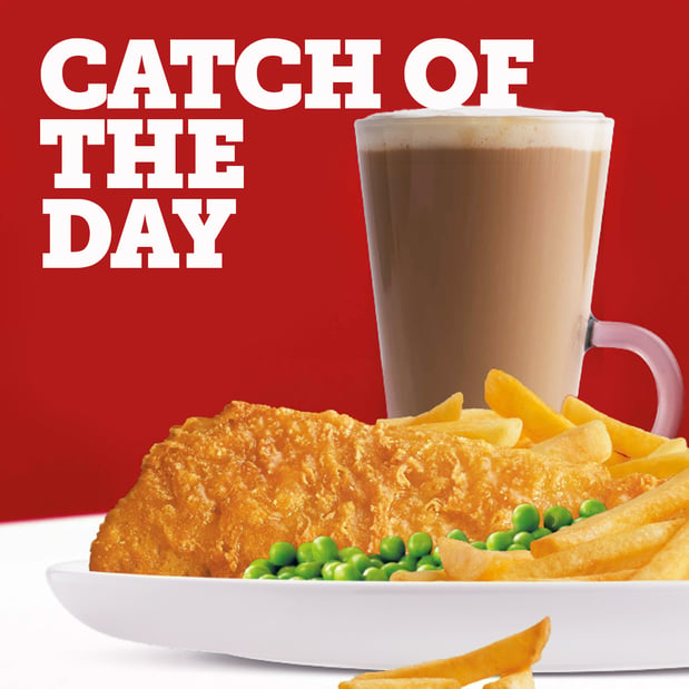 Image of Battered Cod & Chips Meal Deal