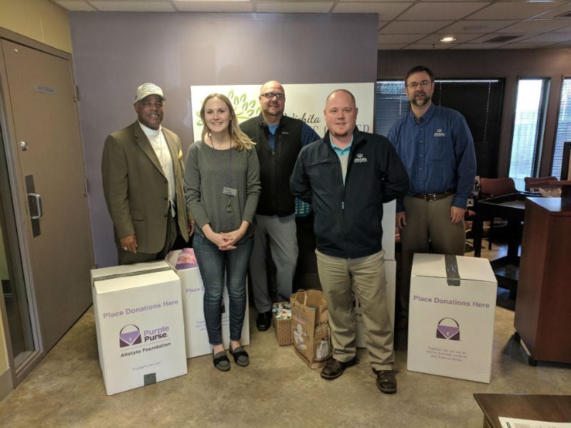 Agents with Purple Purse Donations