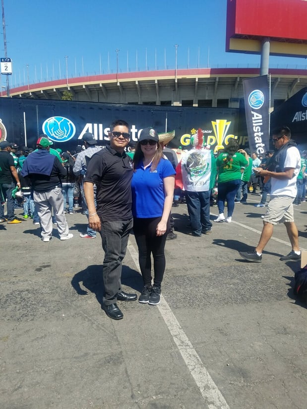 Working before the game!
Mexico vs Croatia LA Memorial Coliseum, May 27th, 2017