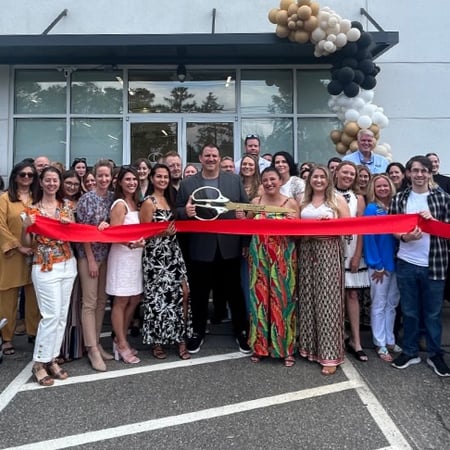 Fall In Love With Your Closet Grand opening ribbon cutting at the new California Closets showroom in Raleigh, NC